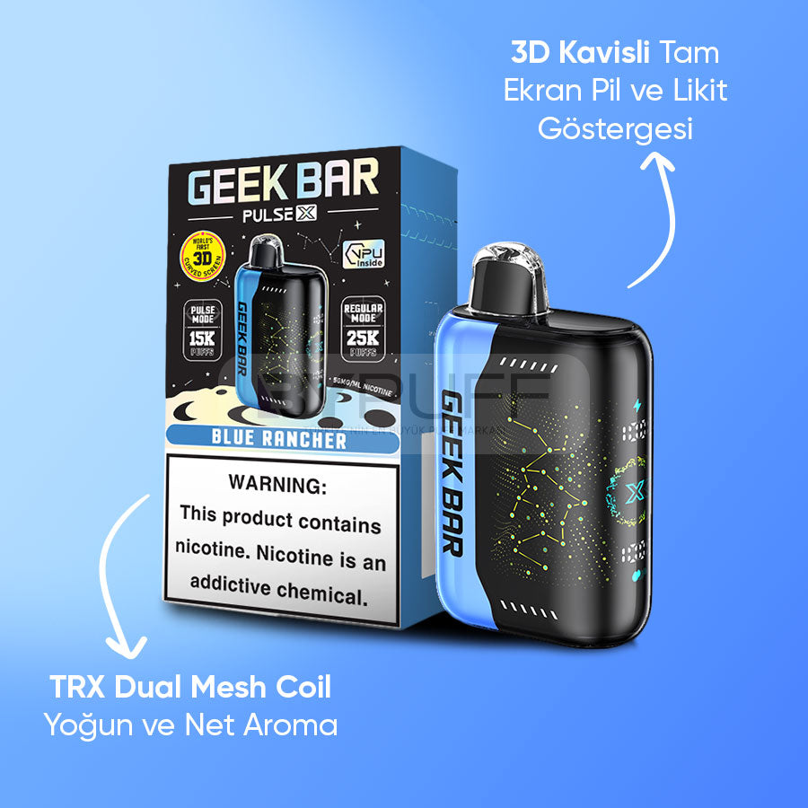 Geek Bar Pulse X 25000 Blue Rancher