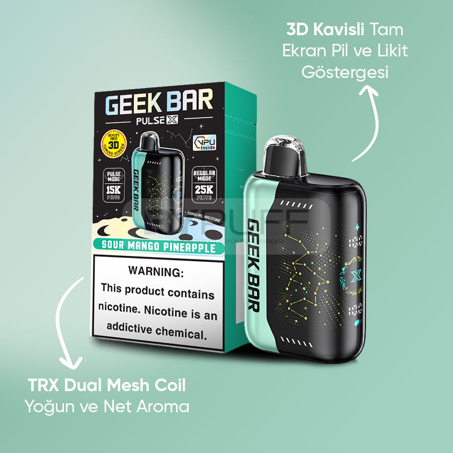 Geek Bar Pulse X 25000 Sour Mango Pineapple